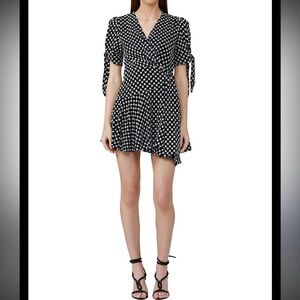 Significant Other Callie wrap mini dress